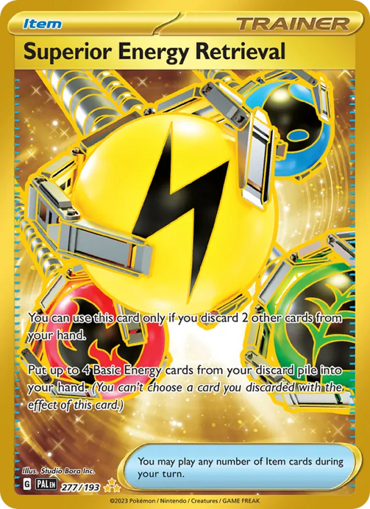 Superior Energy Retrieval Holo 277/193 Paldea Evolved Pokémon Card