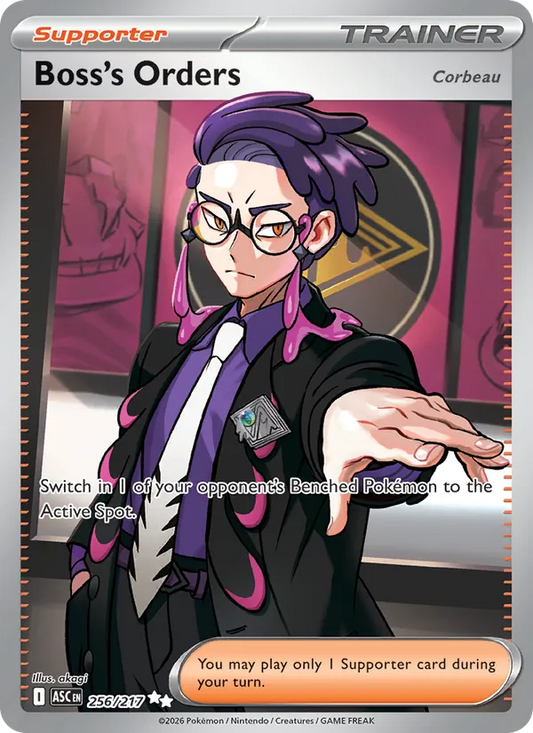 Boss's Orders Holo 256/217 Ascended Heroes Pokémon Card