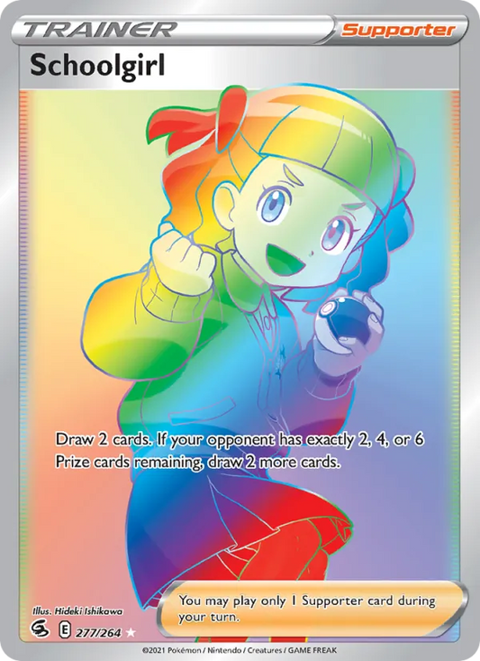 Schoolgirl Holo 277/264 Fusion Strike Pokémon Card