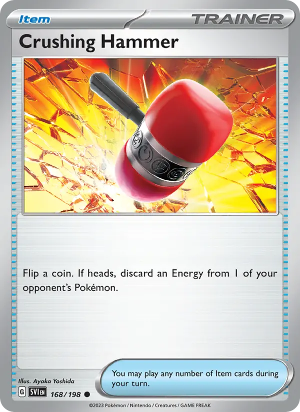 Crushing Hammer Non-Foil 168/198 Scarlet & Violet Pokémon Card