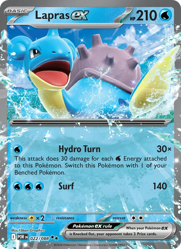 Lapras ex (POR) 022
