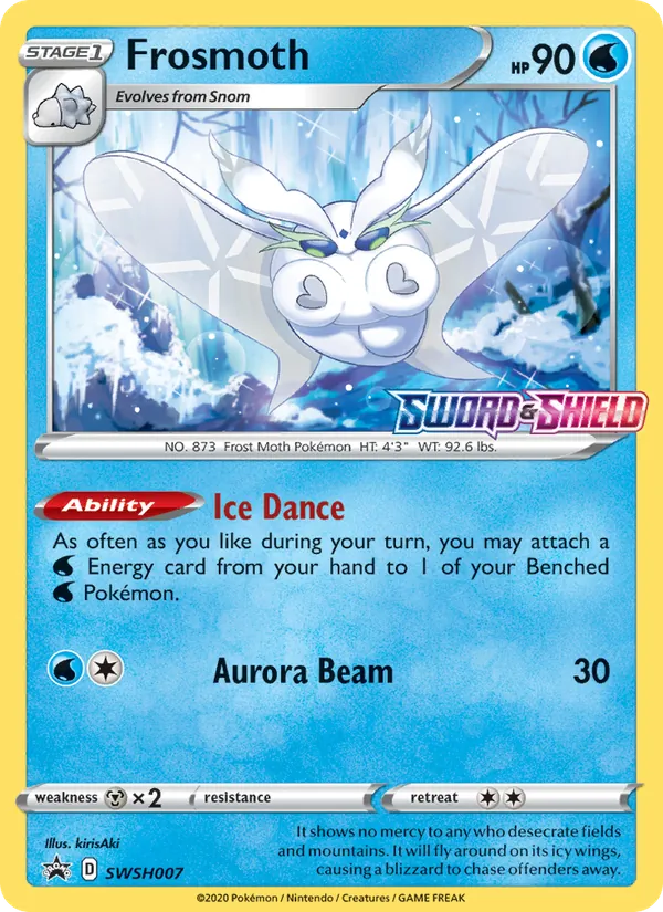 Frosmoth Holo WH007/307 SWSH Black Star Promos Pokémon Card