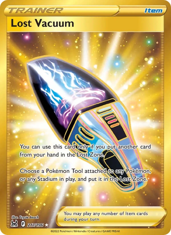 Lost Vacuum Holo 217/196 Lost Origin Pokémon Card