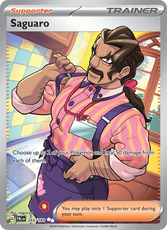 Saguaro Holo 255/193 Paldea Evolved Pokémon Card