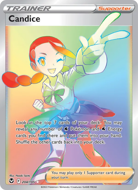 Candice Holo 204/195 Silver Tempest Pokémon Card