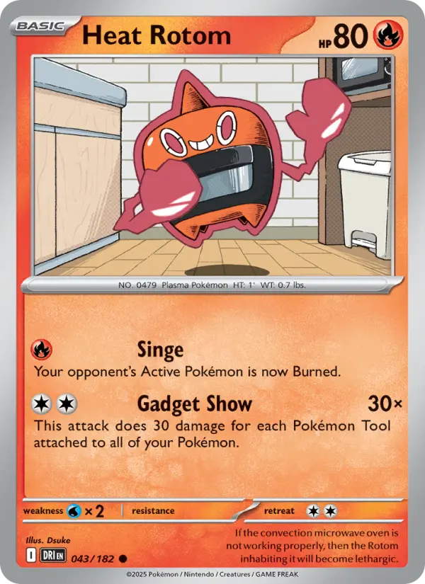 Heat Rotom (DRI) 043