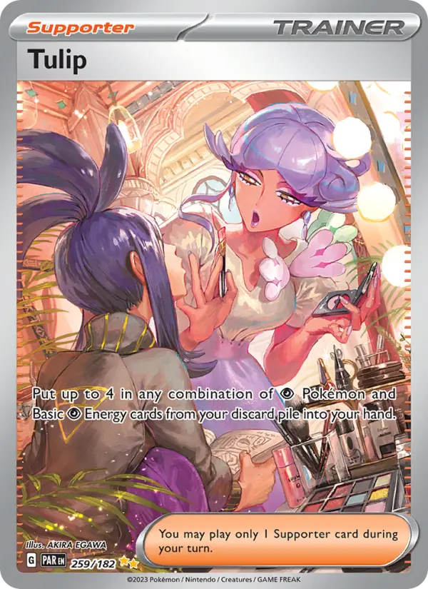 Tulip Holo 259/182 Paradox Rift Pokémon Card