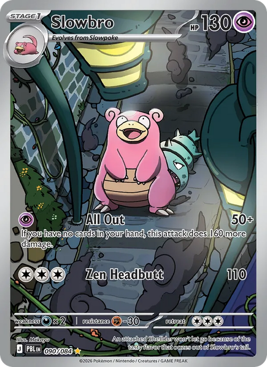 Slowbro Holo 090/84 Pitch Black Pokémon Card