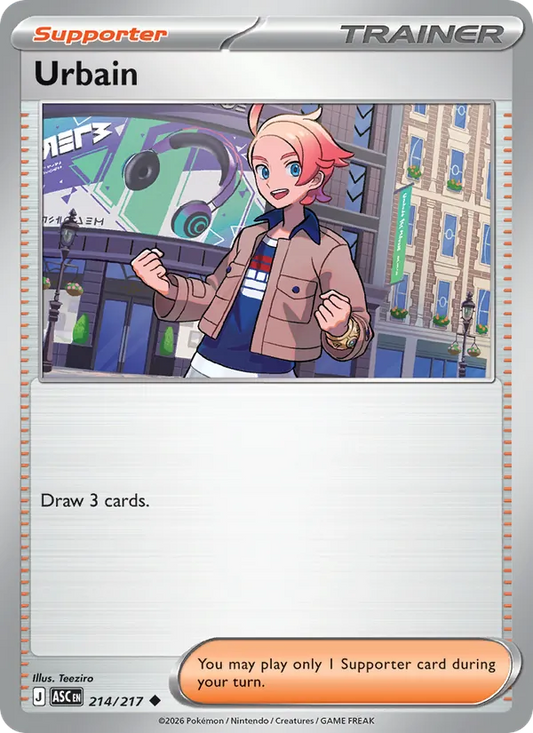 Urbain Normal 214/217 Ascended Heroes Pokémon Card