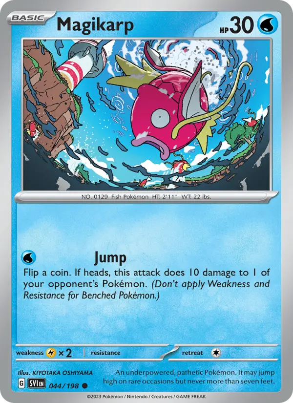 Magikarp Non-Foil 044/198 Scarlet & Violet Pokémon Card
