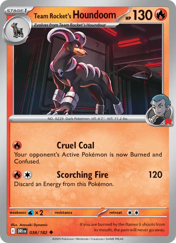 Team Rocket's Houndoom (DRI) 038