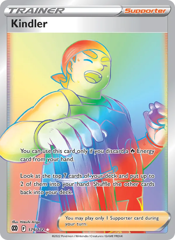 Kindler Holo 179/172 Brilliant Stars Pokémon Card