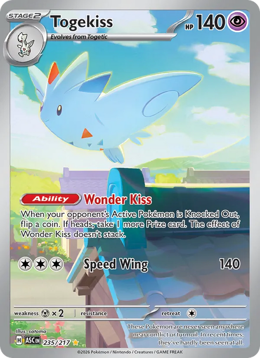Togekiss Holo 235/217 Ascended Heroes Pokémon Card