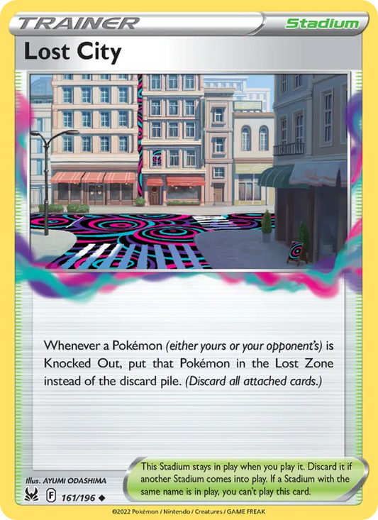 Lost City Normal 161/196 Lost Origin Pokémon Card