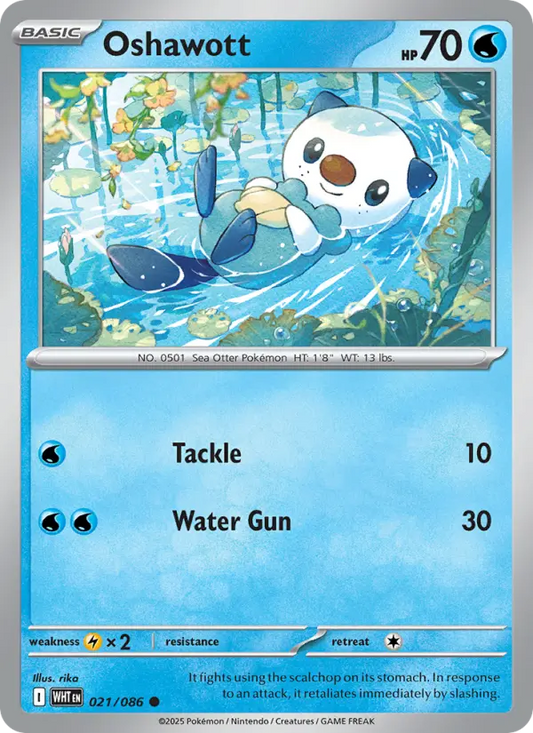 Oshawott (WHT) 021