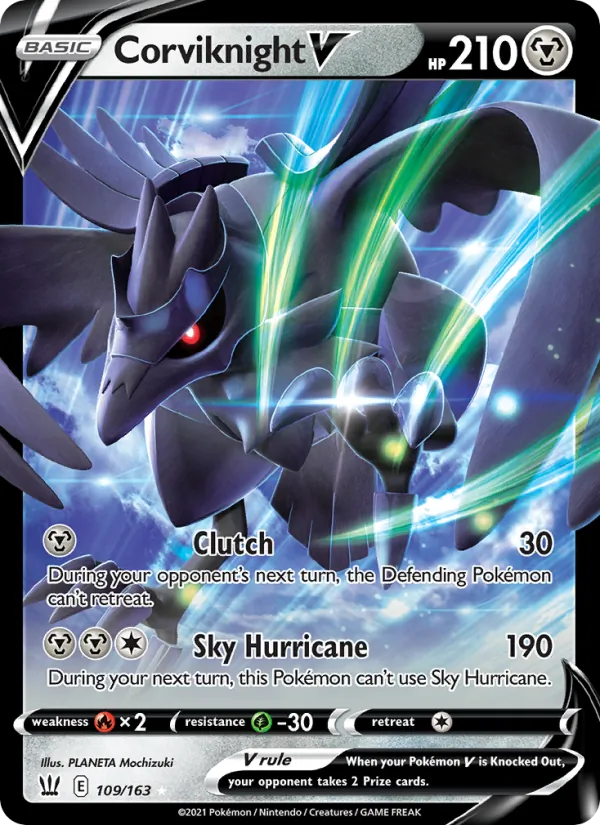 Corviknight V Holo 109/163 Battle Styles Pokémon Card