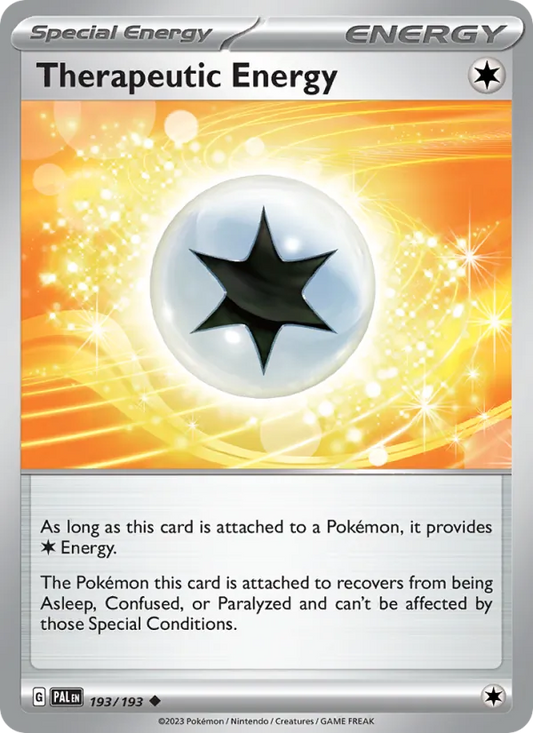 Therapeutic Energy Normal 193/193 Paldea Evolved Pokémon Card
