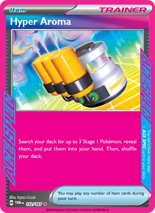 Hyper Aroma Holo 152/167 Twilight Masquerade Pokémon Card
