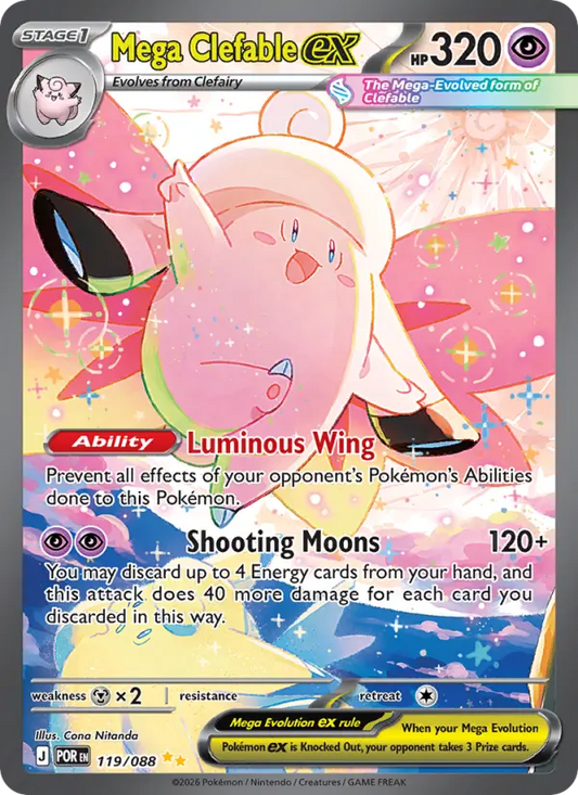 Mega Clefable ex (POR) 119