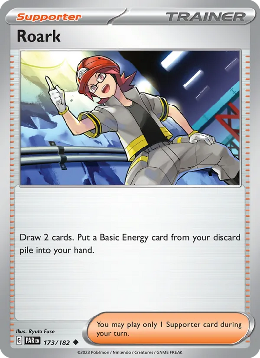 Roark Normal 173/182 Paradox Rift Pokémon Card