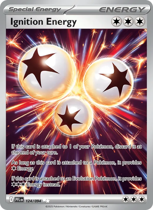 Ignition Energy Holo 124/94 Phantasmal Flames Pokémon Card