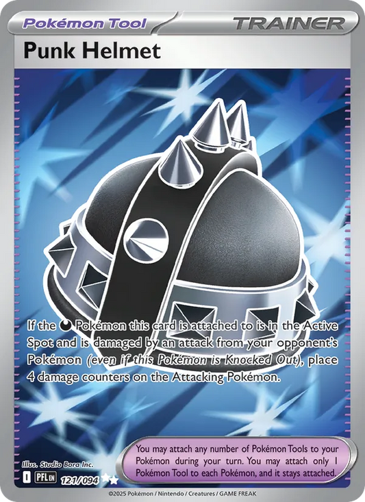 Punk Helmet Holo 121/94 Phantasmal Flames Pokémon Card