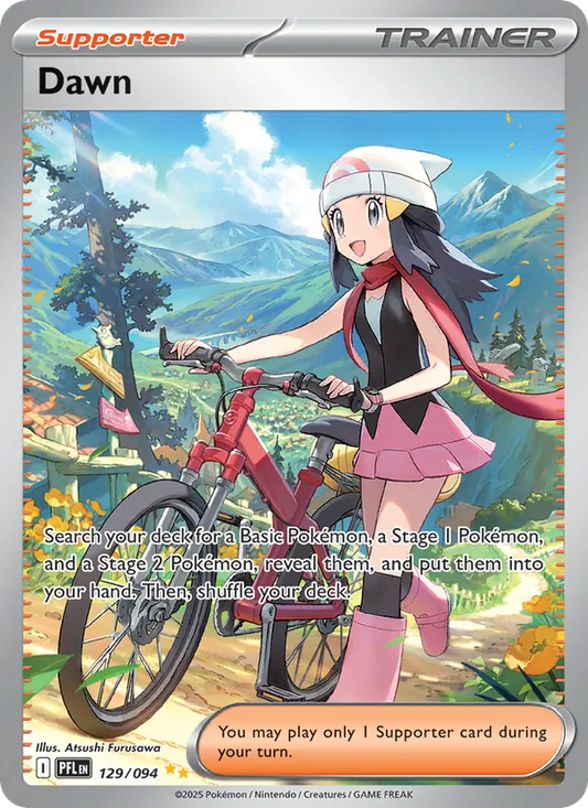 Dawn Holo 129/94 Phantasmal Flames Pokémon Card