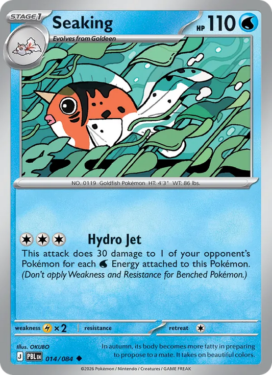 Seaking Normal 014/84 Pitch Black Pokémon Card