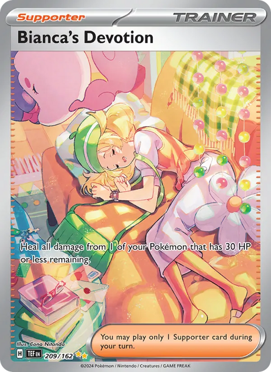Bianca's Devotion Holo 209/162 Temporal Forces Pokémon Card