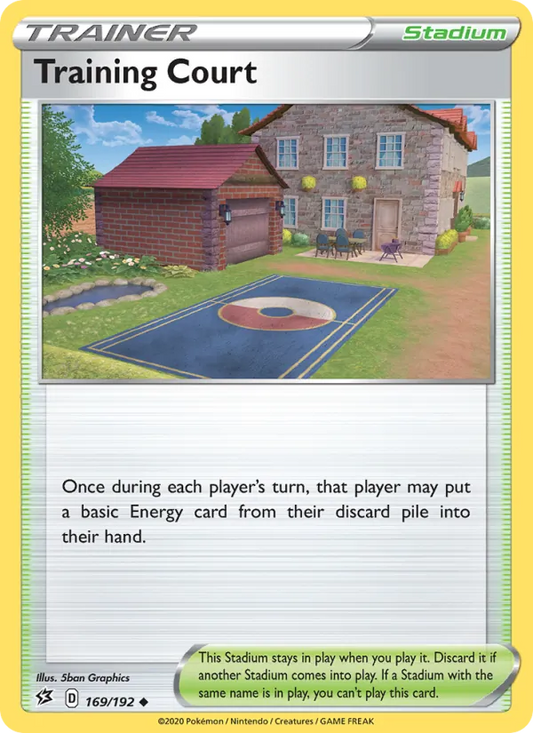 Training Court Reverse Holo 169/192 Rebel Clash Pokémon Card