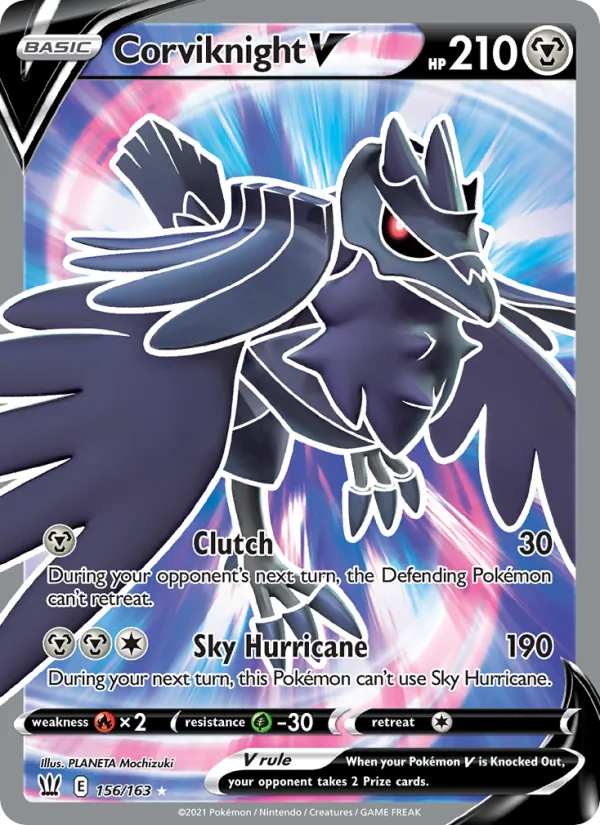 Corviknight V Holo 156/163 Battle Styles Pokémon Card