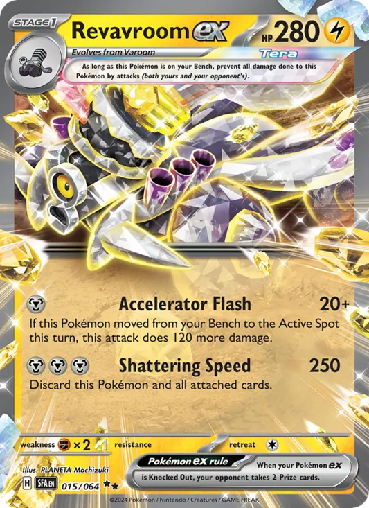Revavroom ex Holo 015/64 Shrouded Fable Pokémon Card