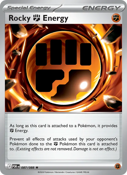 Rocky Fighting Energy Normal 087/88 Perfect Order Pokémon Card