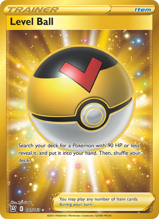 Level Ball Holo 181/163 Battle Styles Pokémon Card