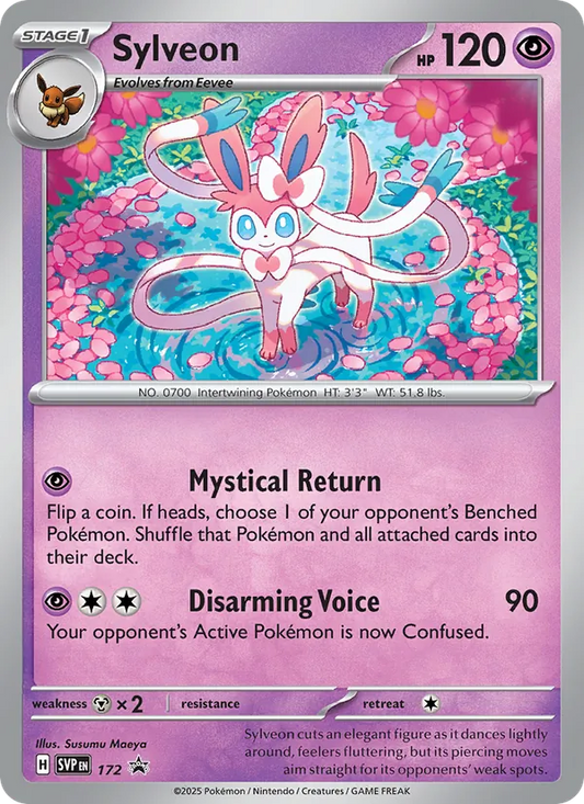 Sylveon Holo 172/225 SVP Black Star Promos Pokémon Card