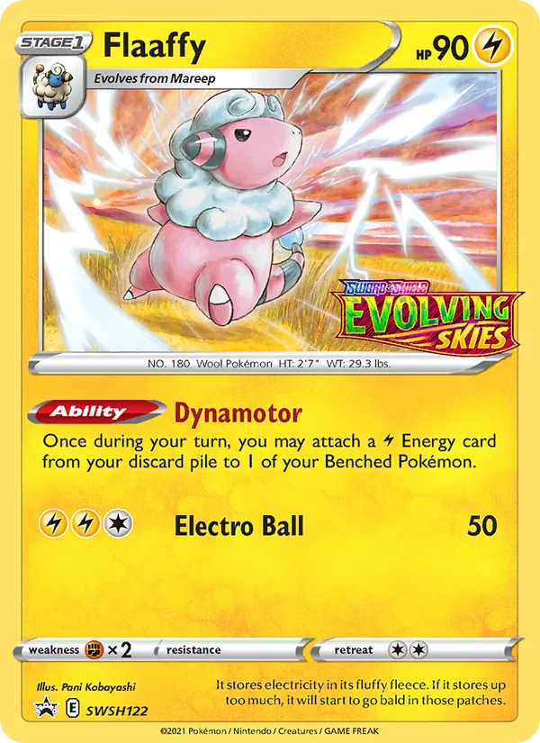 Flaaffy Holo WH122/307 SWSH Black Star Promos Pokémon Card