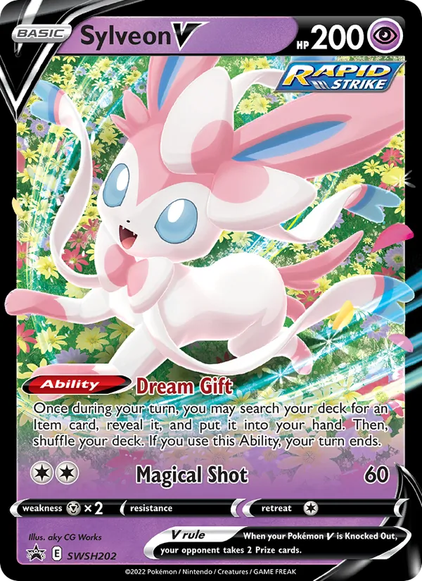 Sylveon V Holo WH202/307 SWSH Black Star Promos Pokémon Card