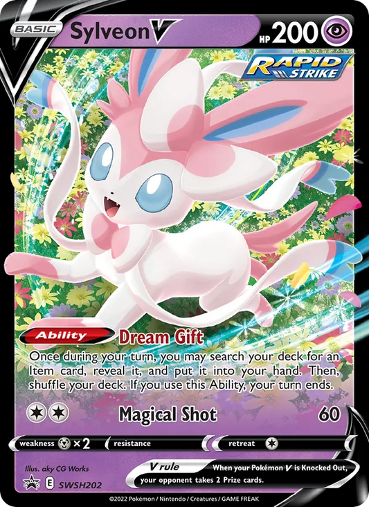 Sylveon V Holo WH202/307 SWSH Black Star Promos Pokémon Card