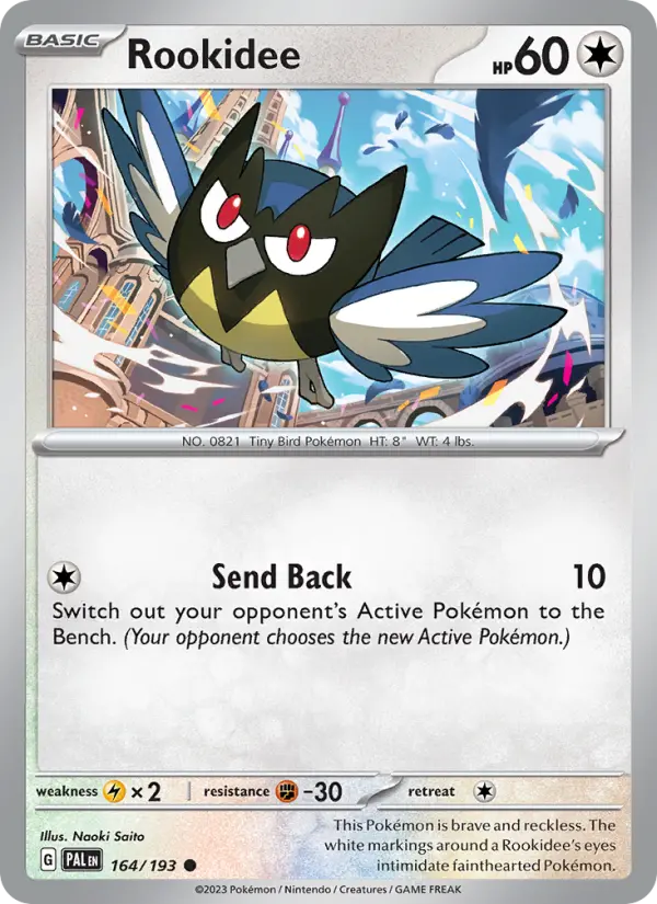 Rookidee Non-Foil 164/193 Paldea Evolved Pokémon Card
