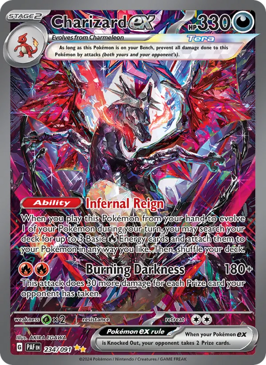 Charizard ex Holo 234/91 Paldean Fates Pokémon Card