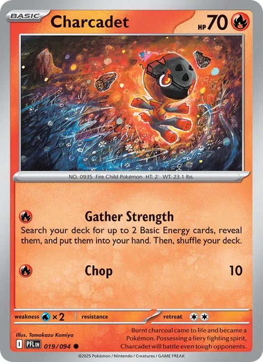Charcadet Normal 019/94 Phantasmal Flames Pokémon Card