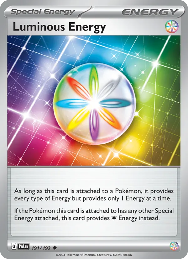 Luminous Energy Normal 191/193 Paldea Evolved Pokémon Card