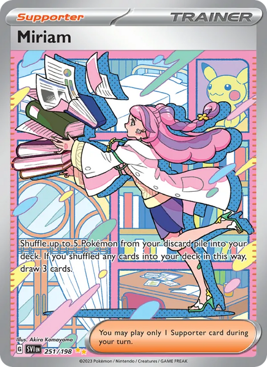 Miriam Holo 251/198 Scarlet & Violet Pokémon Card