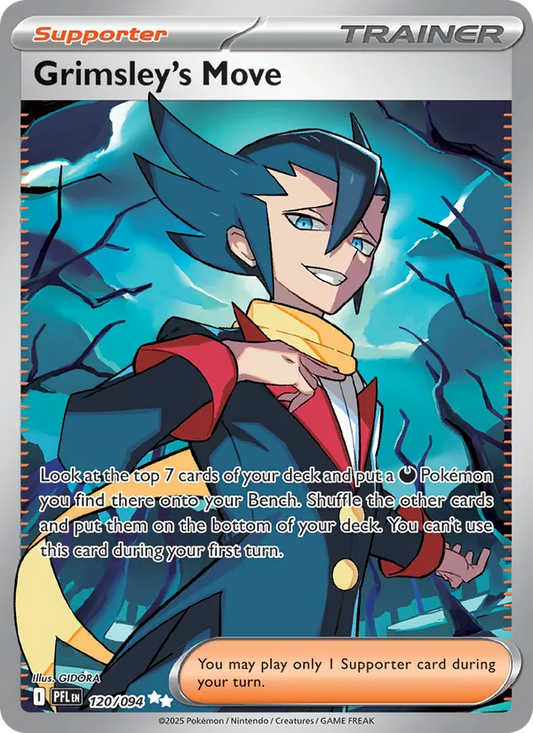 Grimsley's Move Holofoil 120/94 Phantasmal Flames Pokémon Card