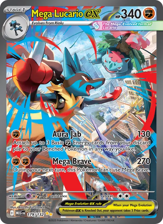 Mega Lucario ex (MEG) 179