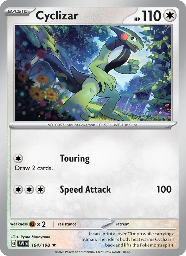 Cyclizar Holo 164/198 Scarlet & Violet Pokémon Card