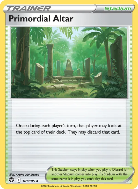 Primordial Altar Normal 161/195 Silver Tempest Pokémon Card
