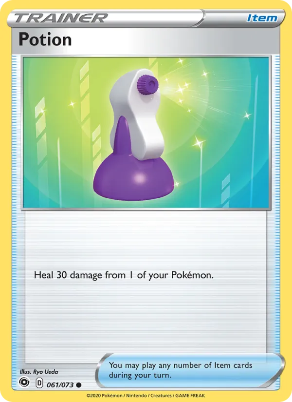 Potion Reverse Holo 061/73 Champion's Path Pokémon Card
