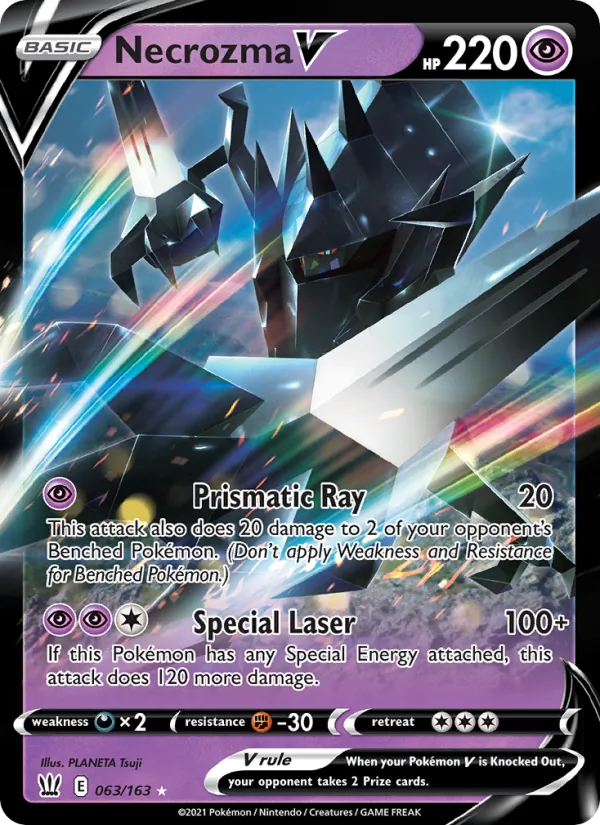 Necrozma V Holo 063/163 Battle Styles Pokémon Card