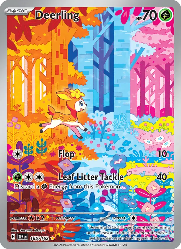 Deerling Holo 165/162 Temporal Forces Pokémon Card